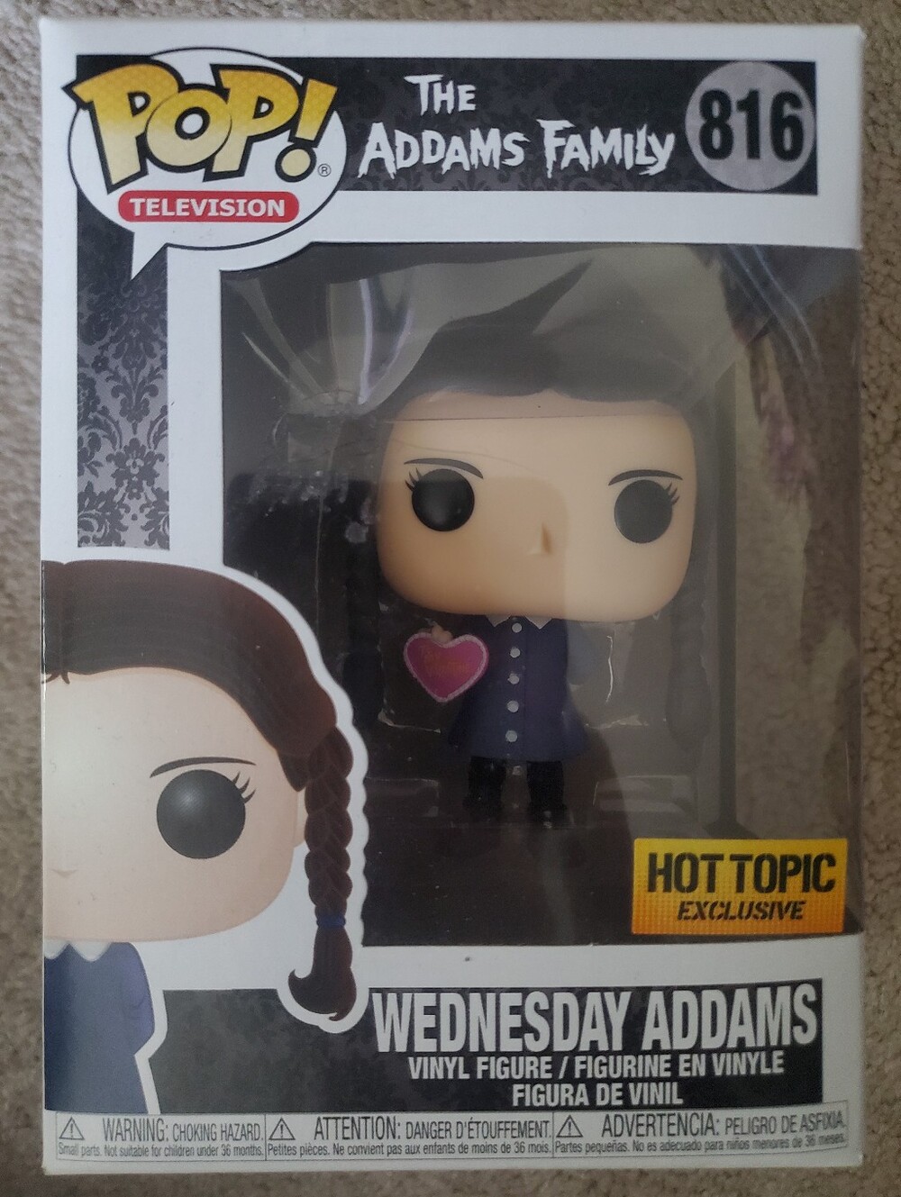 Wednesday Addams Valentine Funko Pop